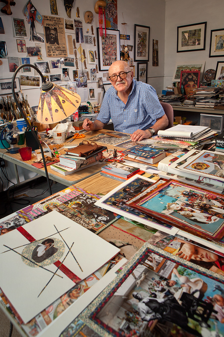 Hugh Atkins, Collage Artist